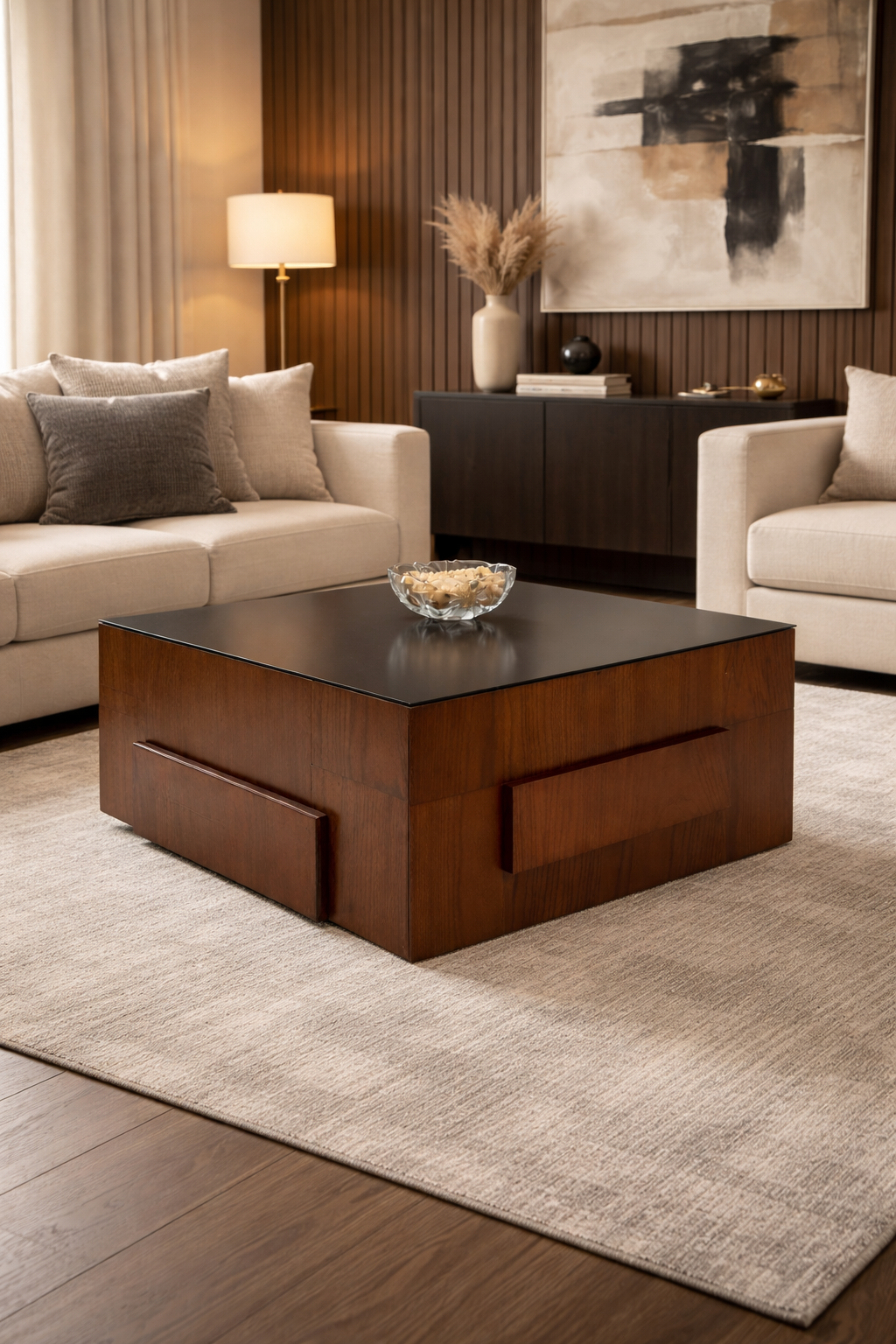 The Vittoria Cube Coffee Table