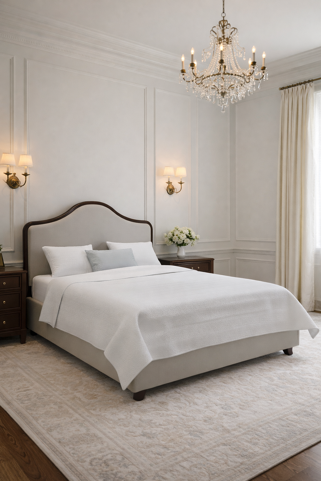 Upholstered Bed – Queen Size