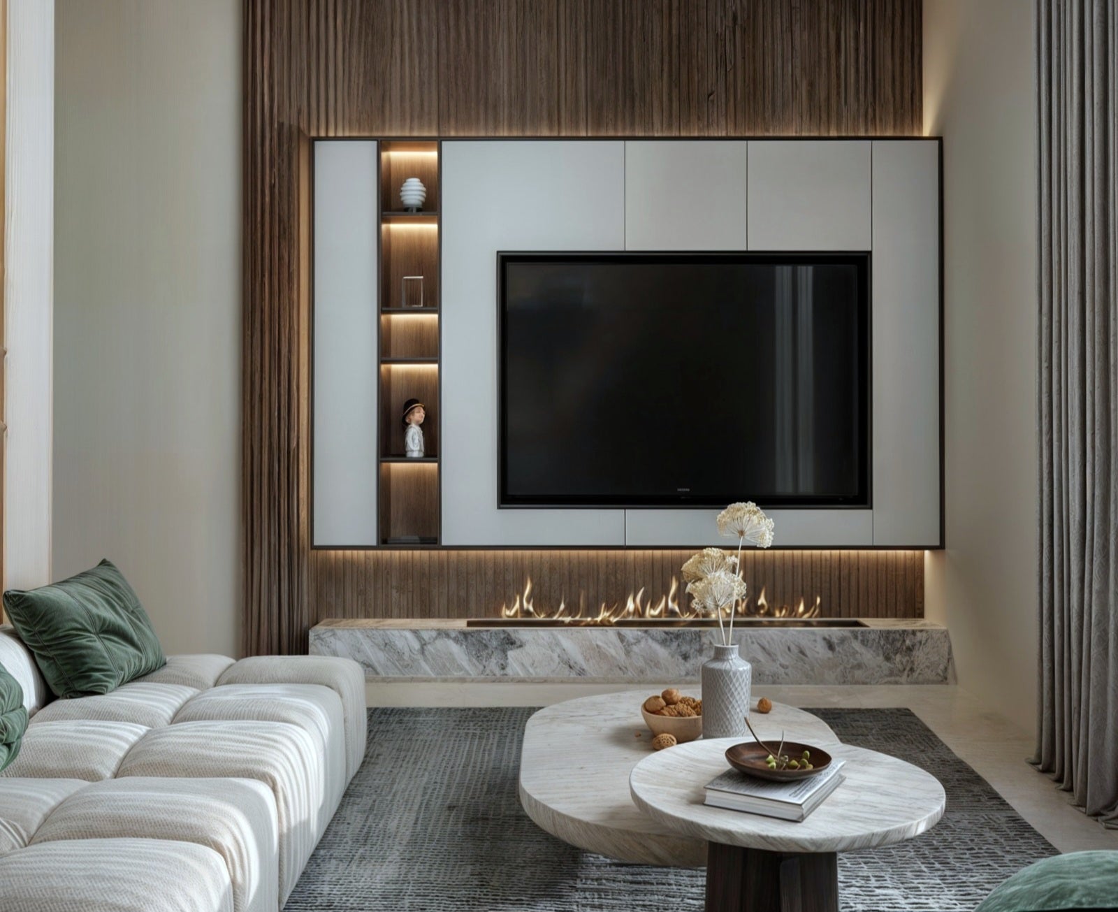 The Aurelio Round Nightstand