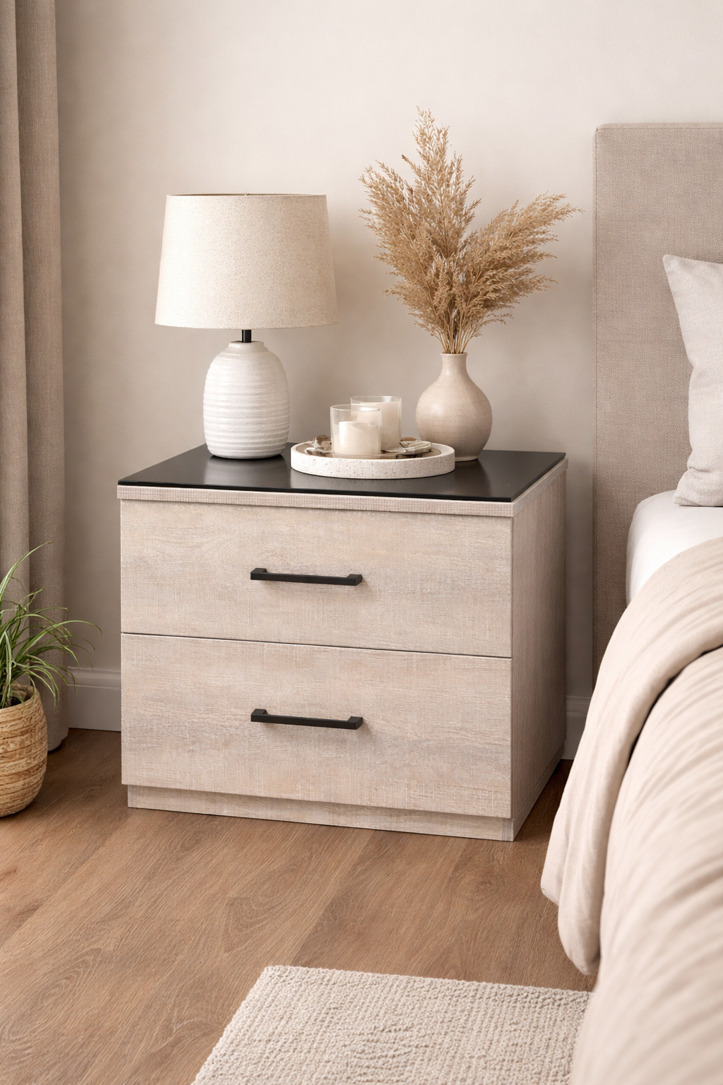The Verona Stone Nightstand