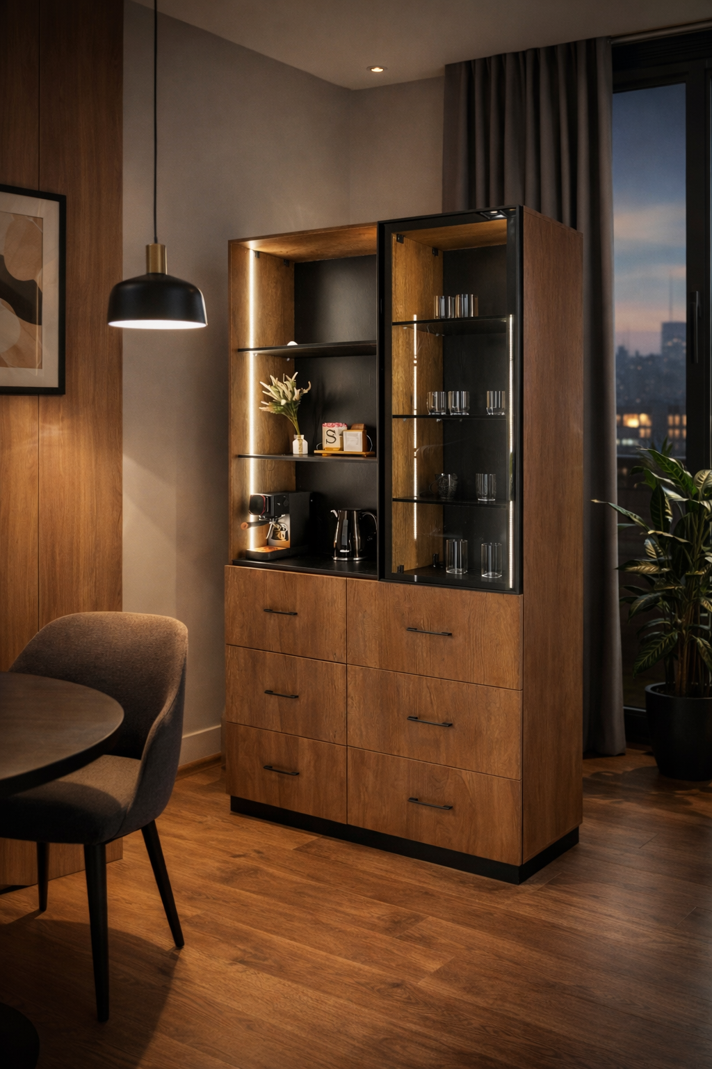 The Lucienne Display Cabinet